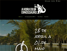 Tablet Screenshot of ahoradodinossauro.com.br